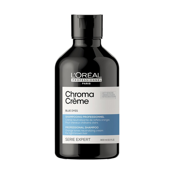 Шампунь-крем Chroma Creme с синим пигментом для нейтрализации оранжевого оттенка русых и светло-коричневых волос, 300 мл