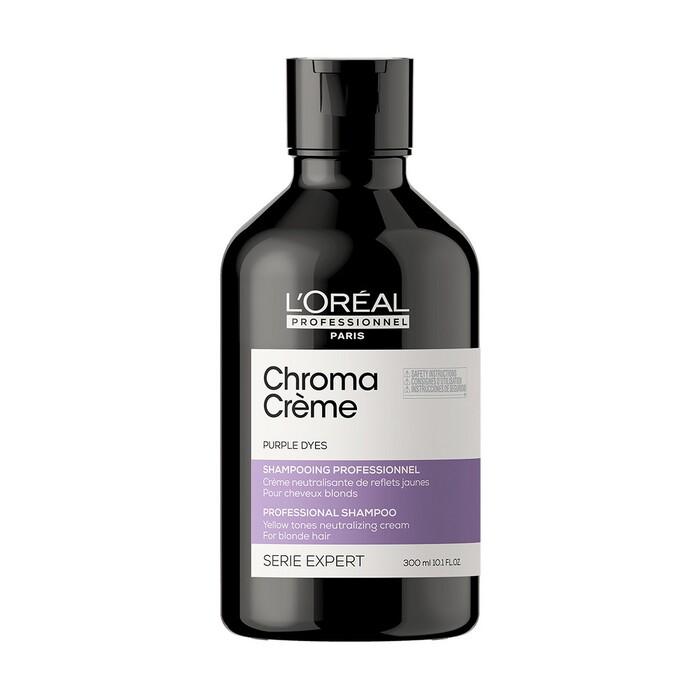 Шампунь-крем Chroma Creme с фиолетовым пигментом для нейтрализации желтизны очень светлых волос, 300 мл